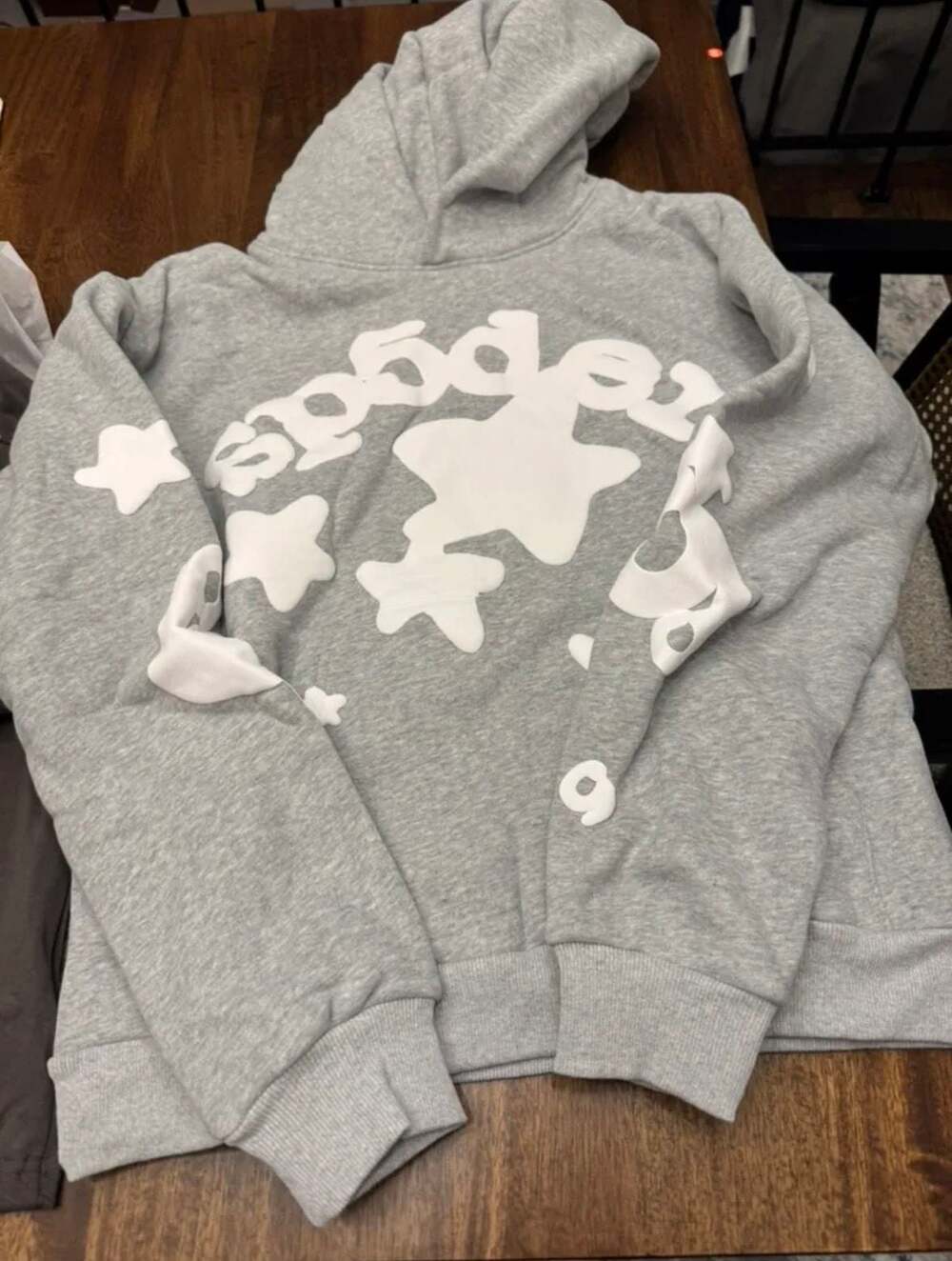 Sp5der Beluga Hoodie Dark Heather Grey
